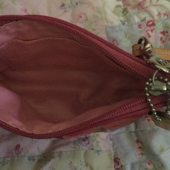 Coach Pink Patent Leather Tote - Picture 6 of 8